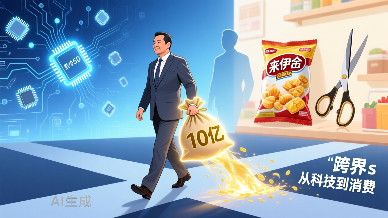 芯片大佬跨界扫货，蒋学明掷10亿投资来伊份、重整张小泉