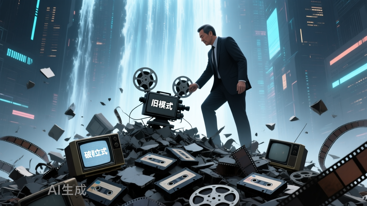 奈飞最会“推翻旧模式”的男人，推翻了自己