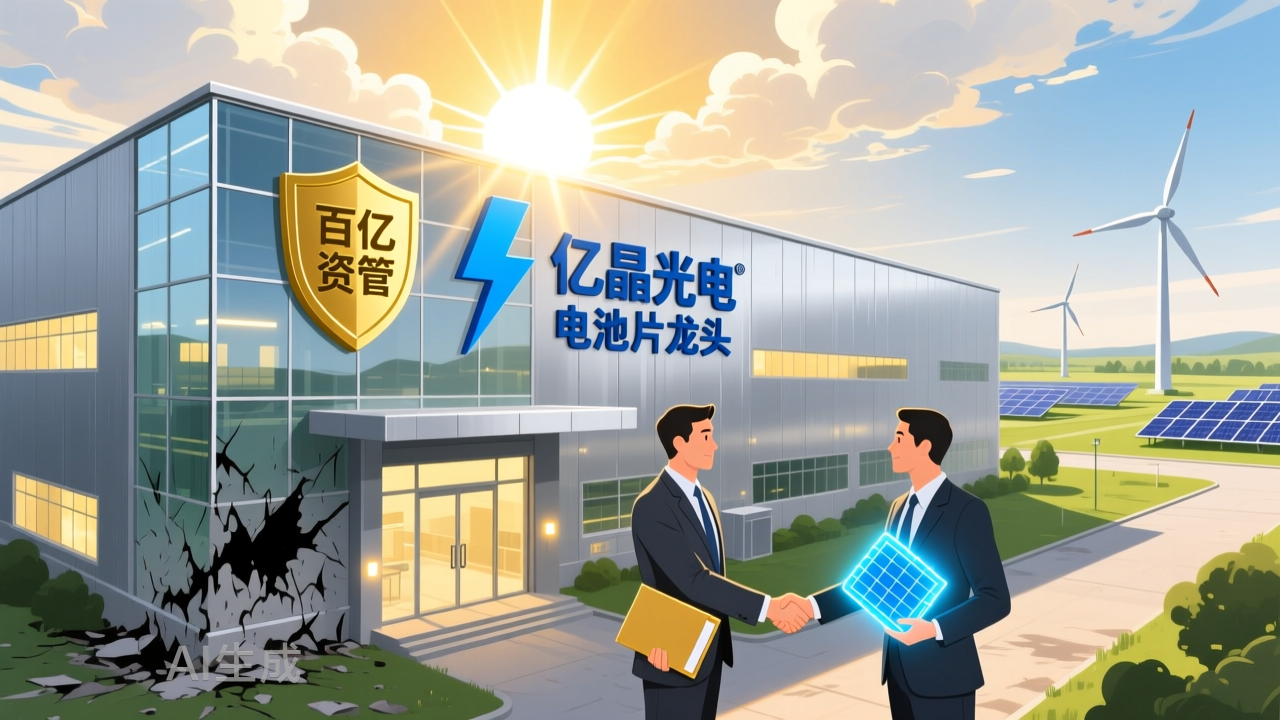 百亿资管联手电池片龙头抄底，亿晶光电7年亏40亿后等来救兵
