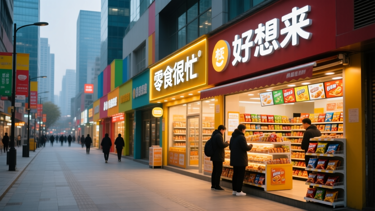 留给零食很忙、好想来的加盟商不多了