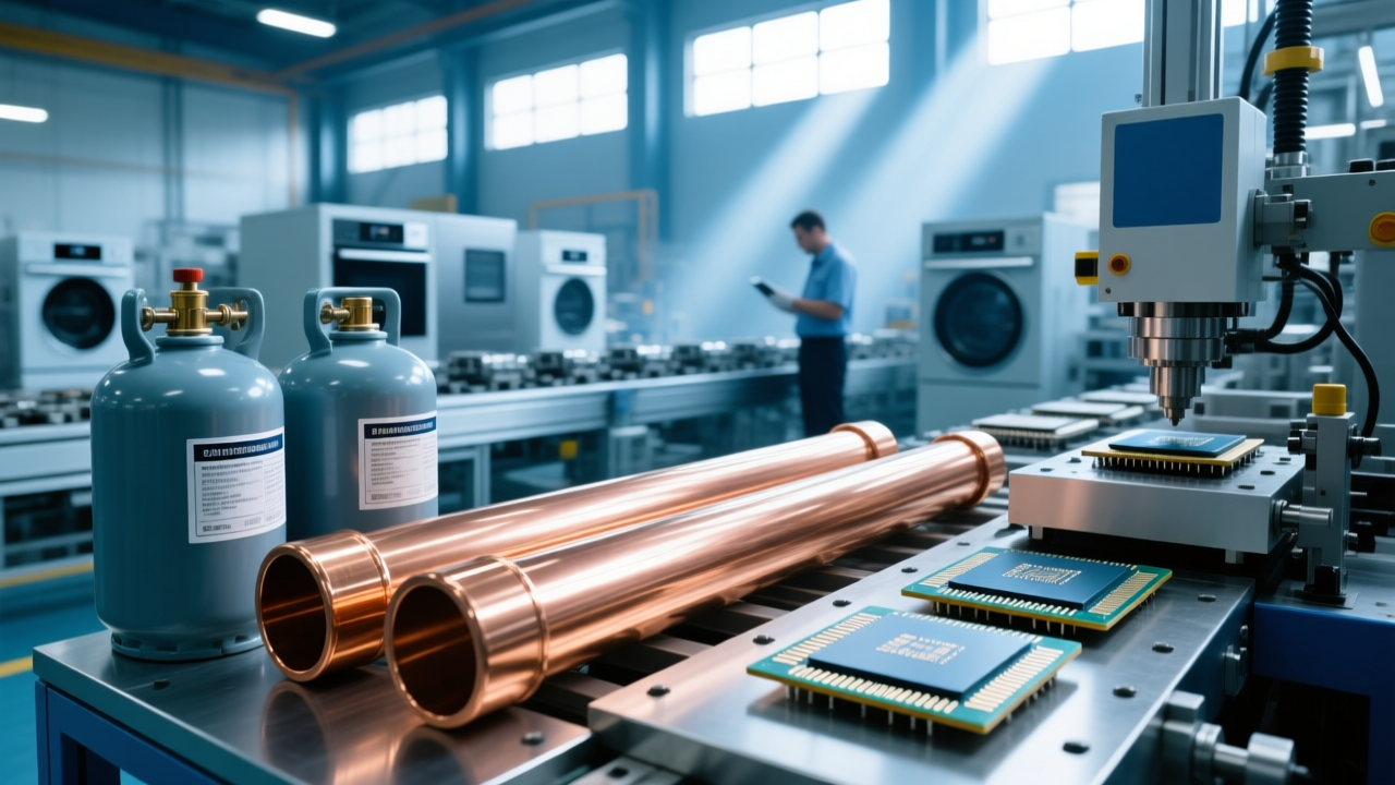 铜、制冷剂、芯片三重暴击，家电涨价势在必行？