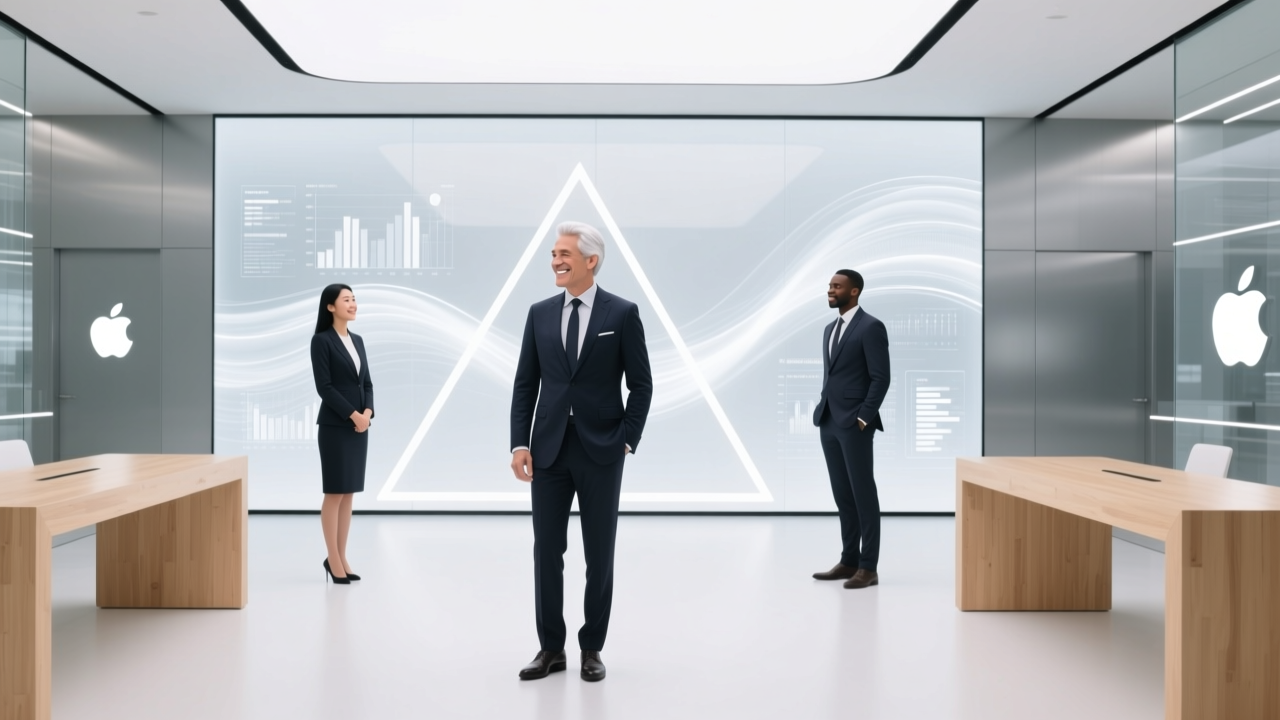 库克终于退了，但又没全退，苹果组成三驾马车