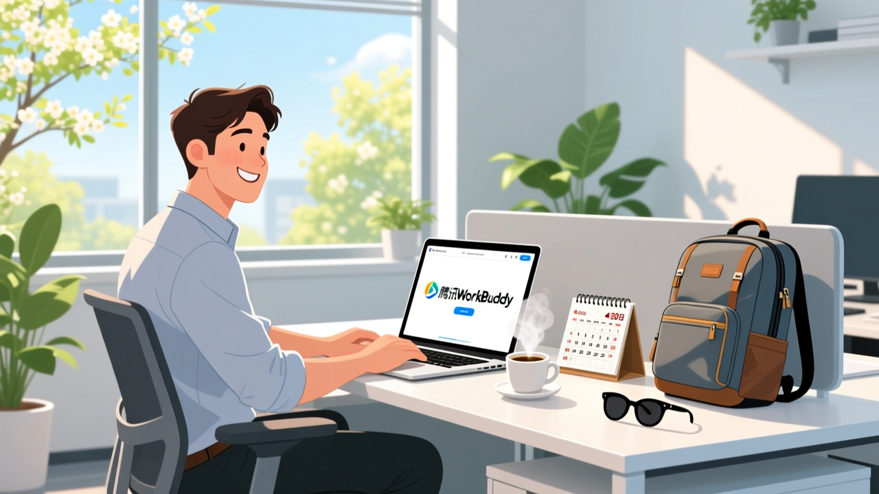 装完腾讯WorkBuddy，我提前过上了五一