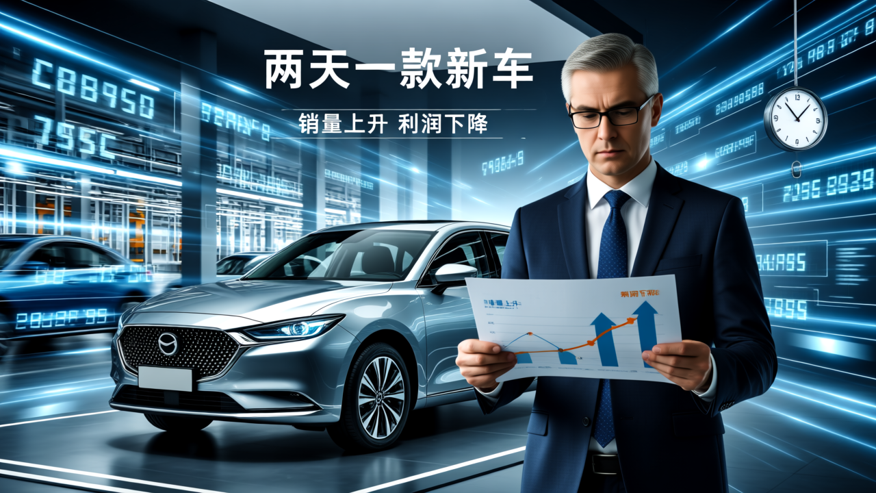 新车两天一款，密集推新让汽车公司“增量不增利”