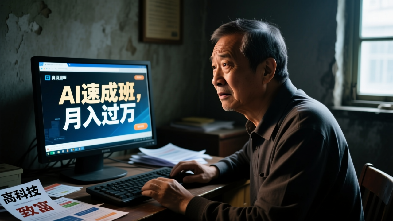 AI培训课，中老年难逃的新“骗局”