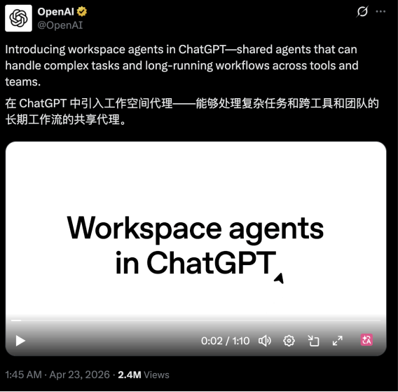 OpenAI Launches No-Code Workflow Agents