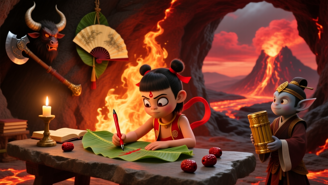 红孩儿给孙悟空写了一封信