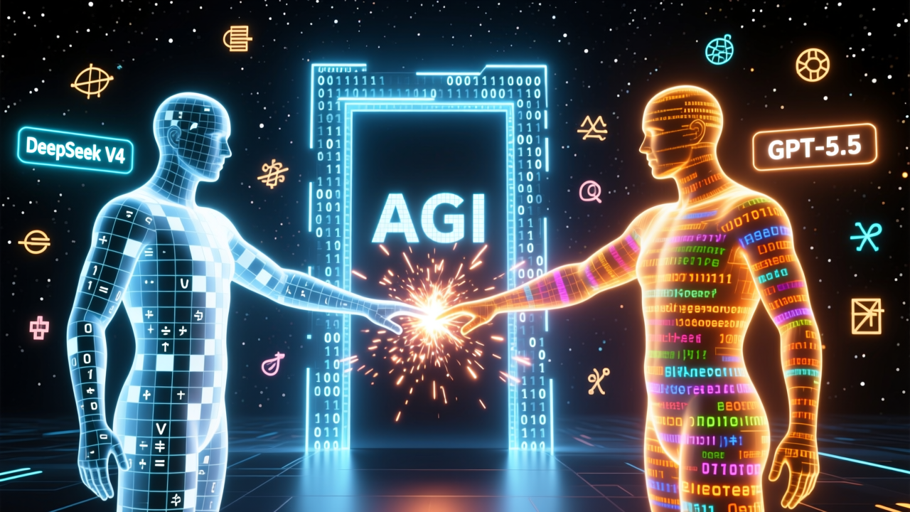 DeepSeek V4、GPT5.5会师：通向AGI的门票只有Coding？