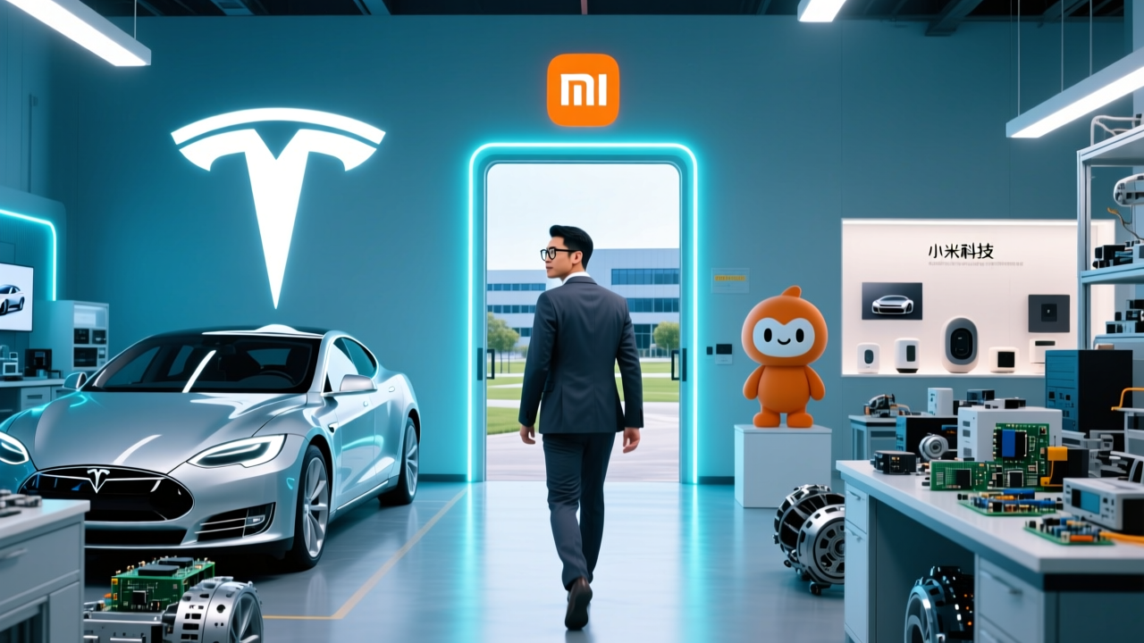 小米挖走了特斯拉两根“支柱”