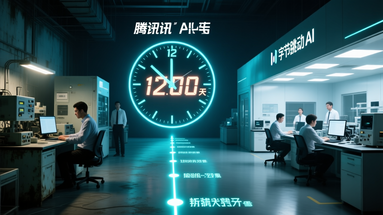 腾讯与字节的AI时差：1200天