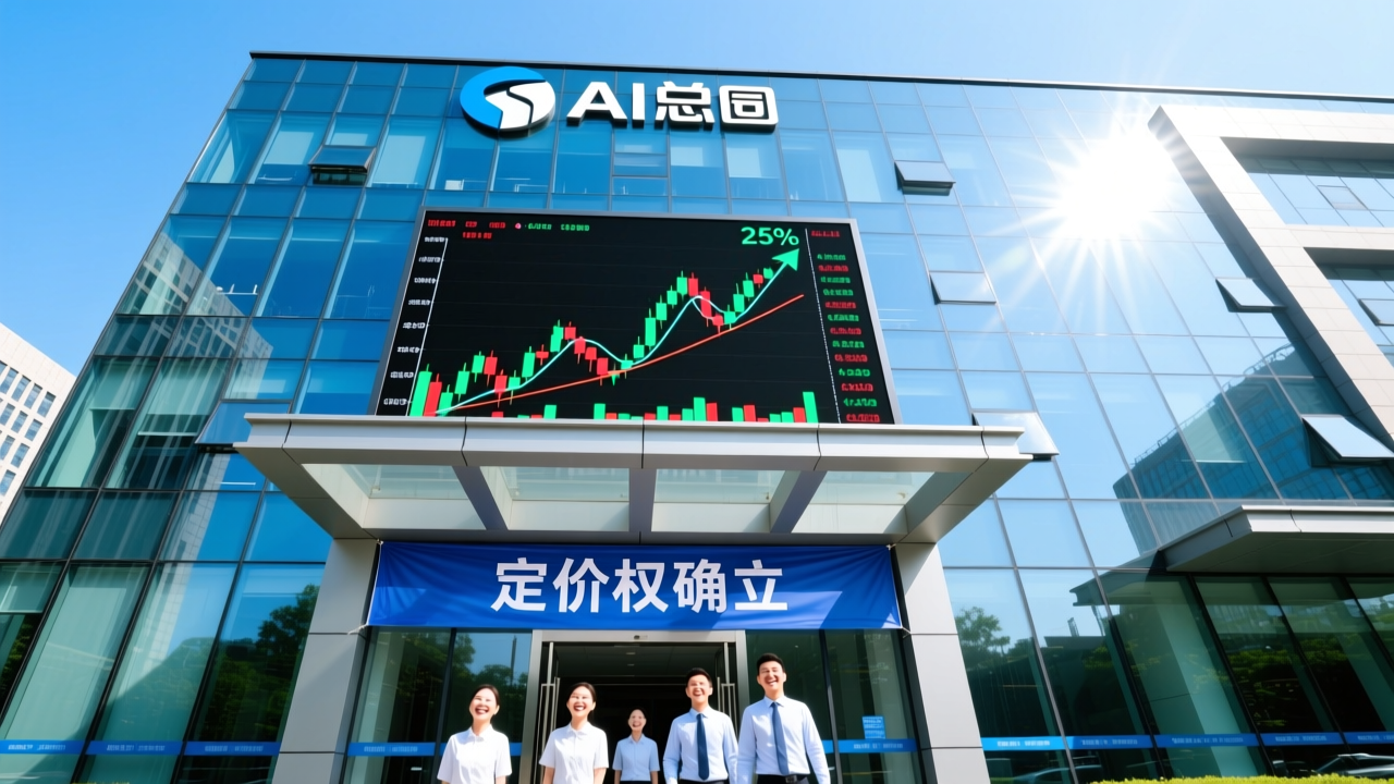 掌握定价权后，这家AI公司暴涨25%