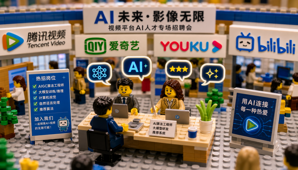 人才风向标：爱优腾哔招聘解读：四家对AI的理解正在分化