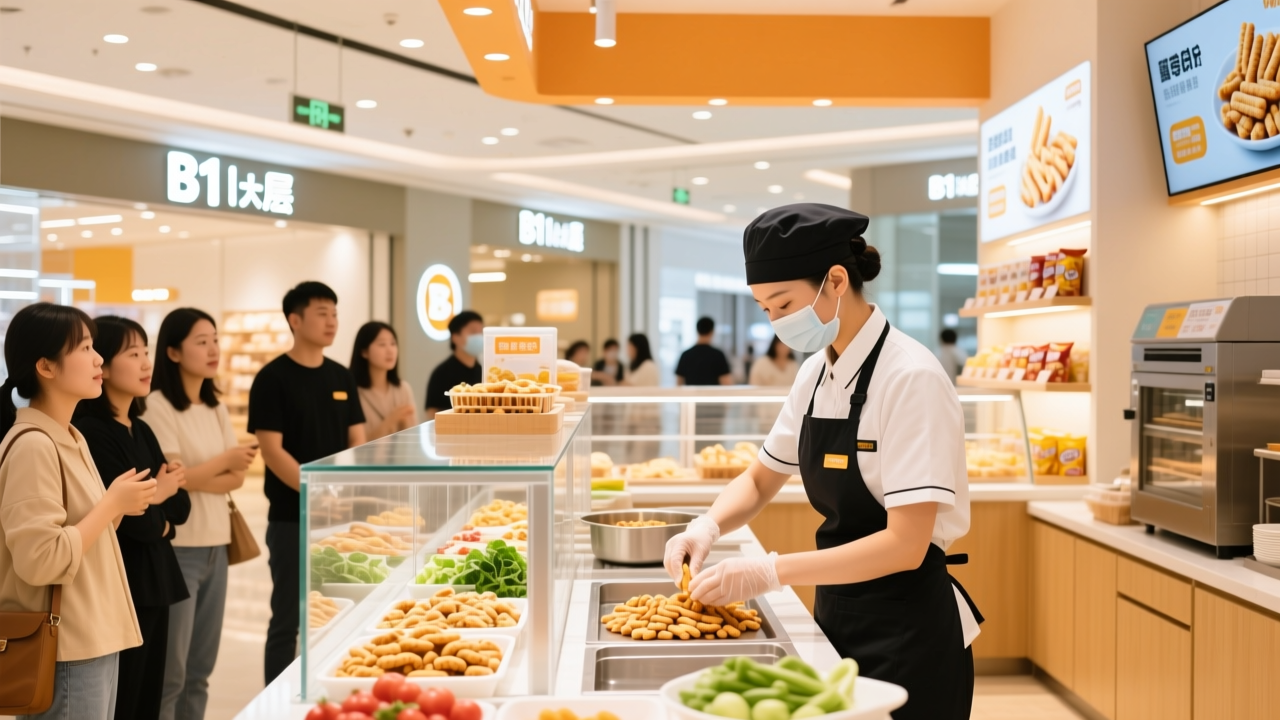 鲜制零食，正在进攻商场B1层