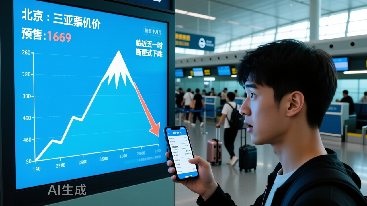 先涨后降、航班取消，五一机票“背刺”打工人