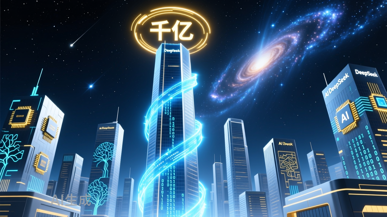 梁文锋率领小龙过千亿