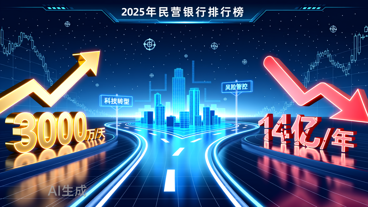 2025民营银行“大考”放榜：有人日赚3000万，有人一年亏掉14亿，未来路在何方？