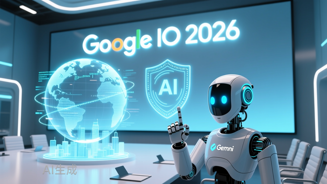 Google I/O 2026炸场：世界模型、AI数字水印来了，Gemini正式进入“Agent时代