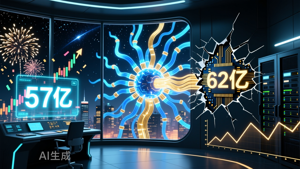 AI光通信狂欢：有人单季赚 57 亿，有人亏 62 亿破产