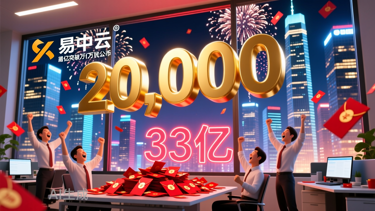 “易中天”市值冲破2万亿，狂撒33亿大红包