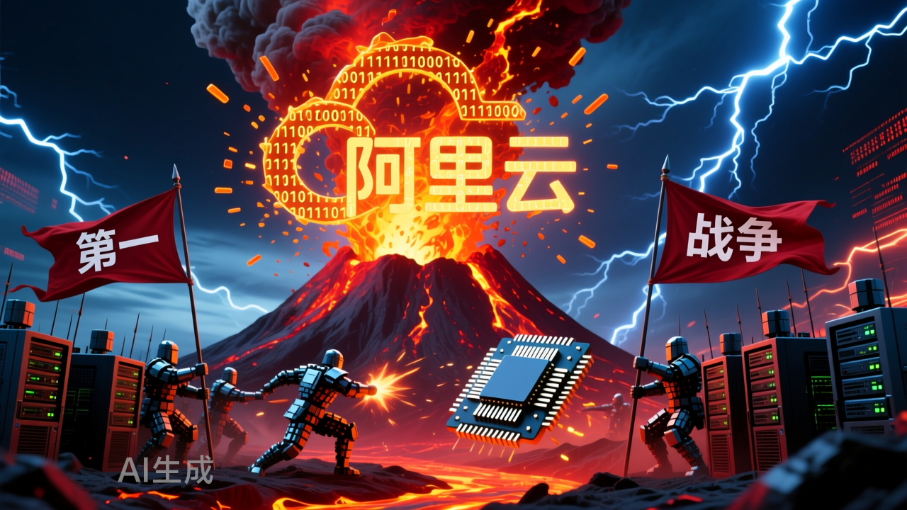 两个第一，两场战争，火山引擎依然是阿里云的最大变量