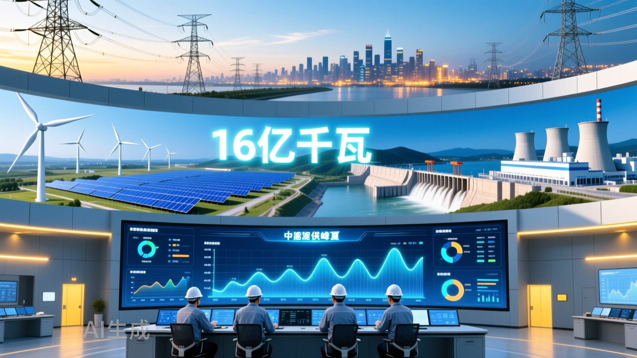 16亿千瓦，2026迎峰度夏极限压力测试即将开启，能源保供的三层防线与四大黄金赛道值得关注