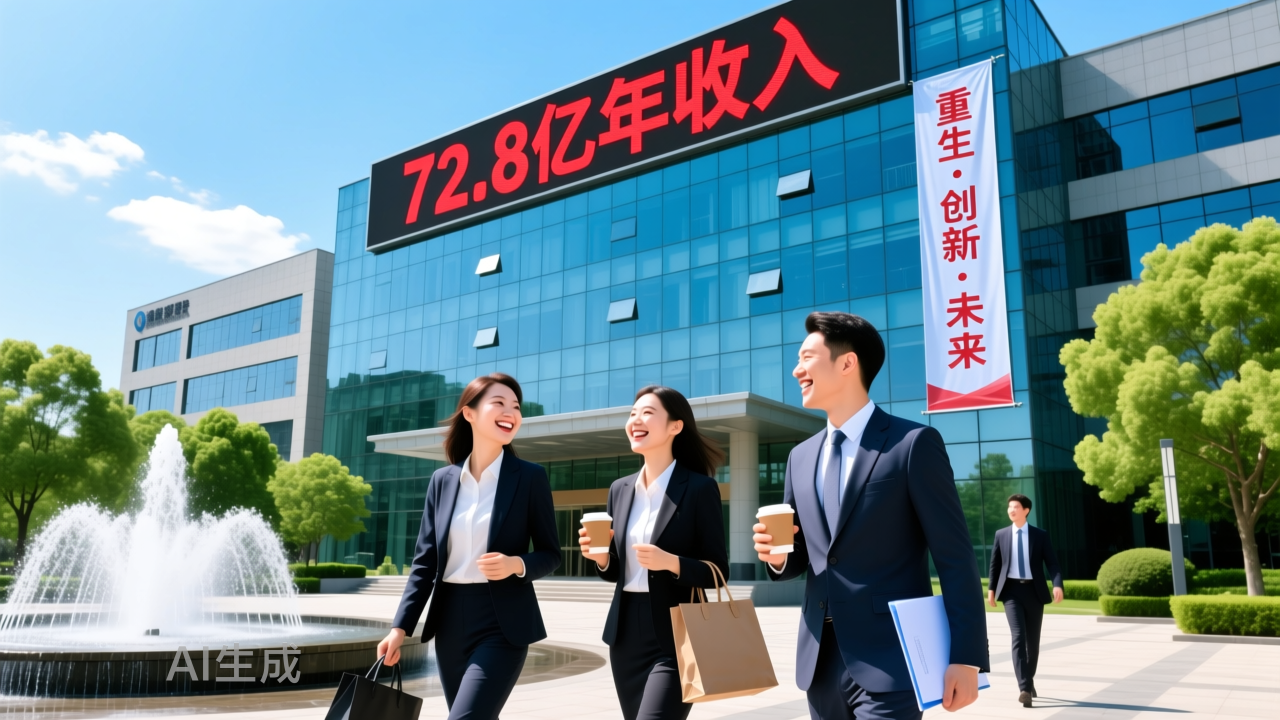 一年入账72.8亿，破产巨头“起死回生”