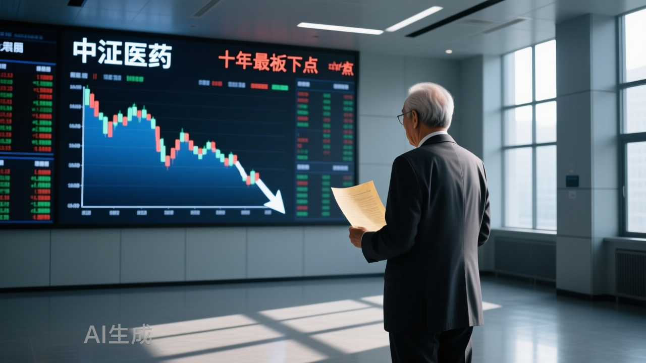 中证医药创10年新低，“老登”落幕静悄悄