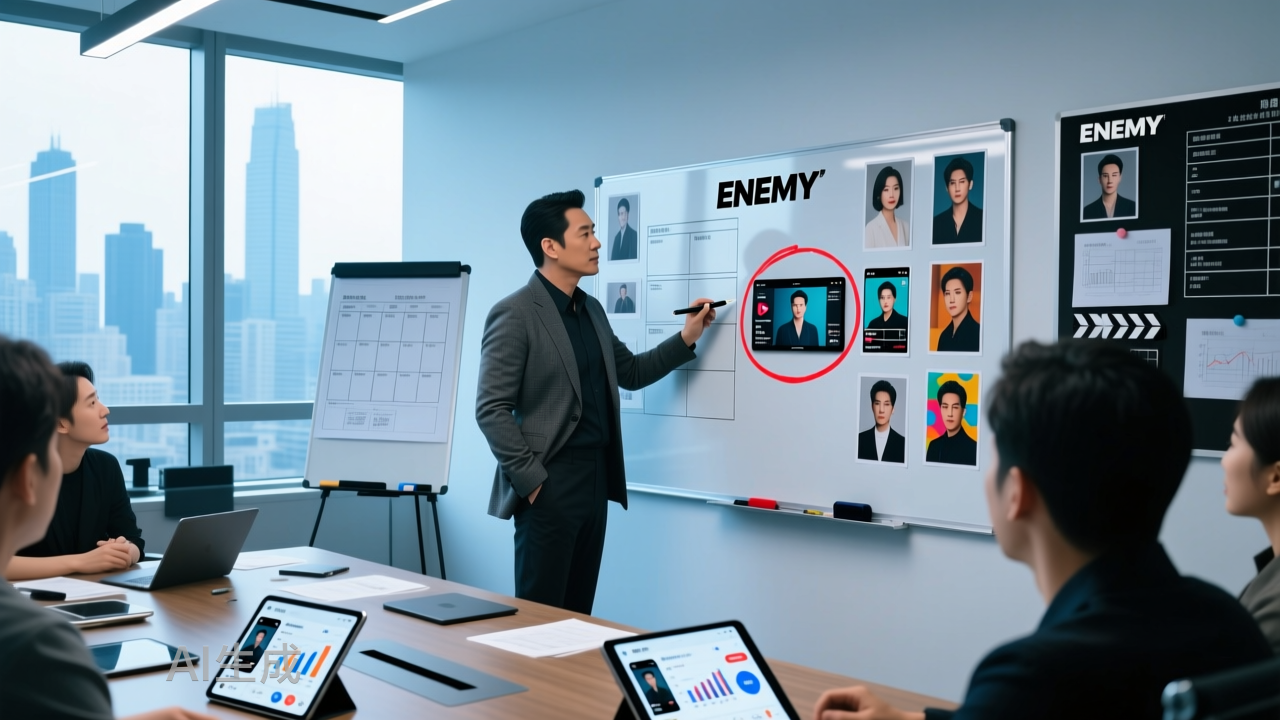 《ENEMY》筹备中长剧，影视圈又从短视频「捞人」了