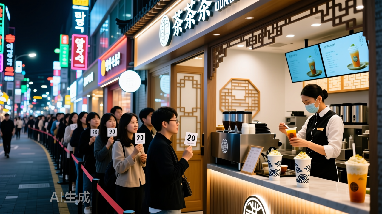 霸王茶姬进韩国，排队188分钟，带来哪些启示？