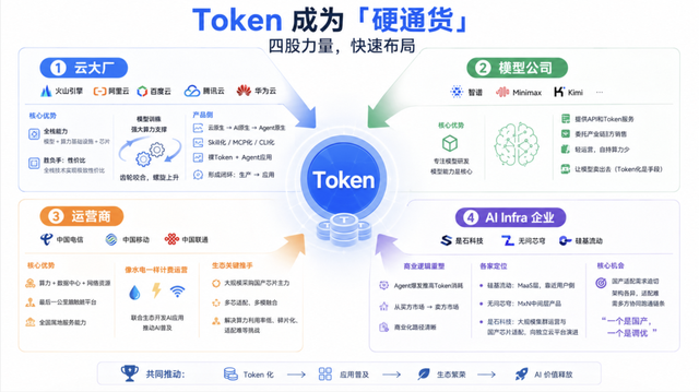 算力告急，四大力量涌入Token服务市场
