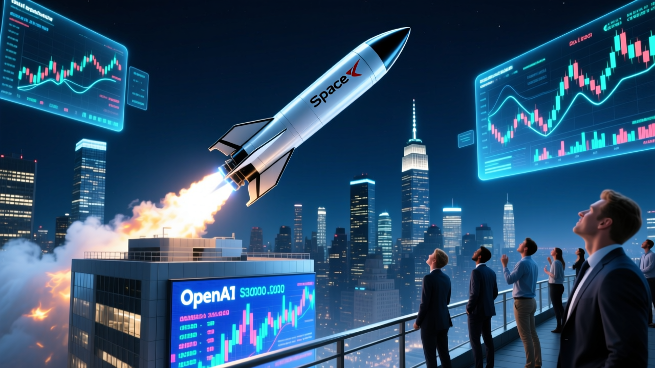 SpaceX和OpenAI抢着上市，华尔街准备好了吗？