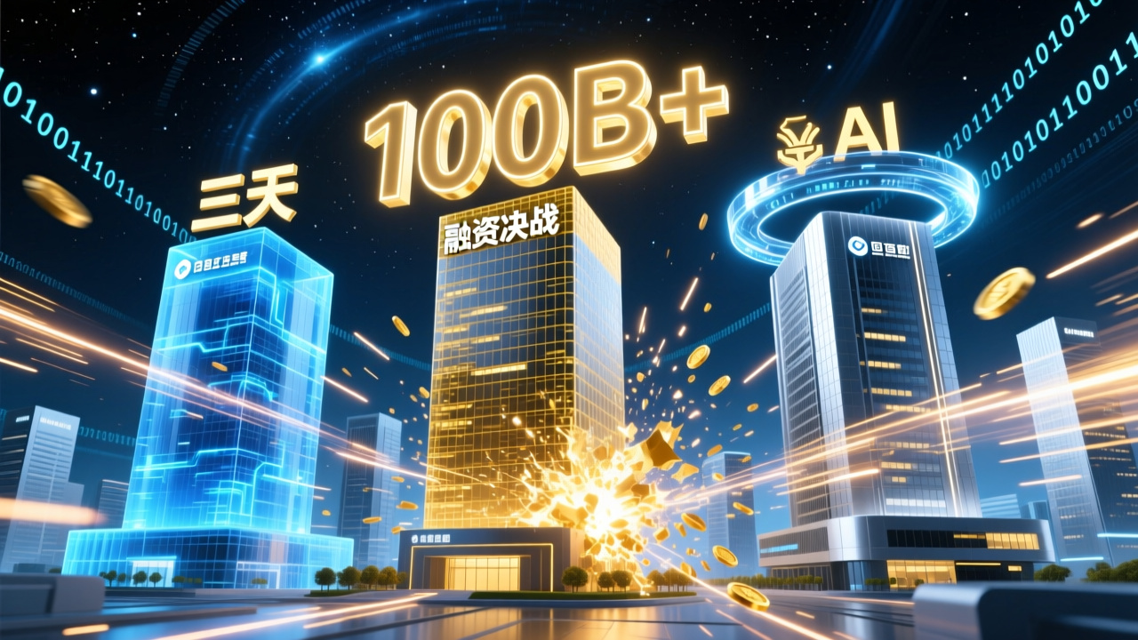 三天，三家公司，超百亿美元：中国AI大模型的融资决战周
