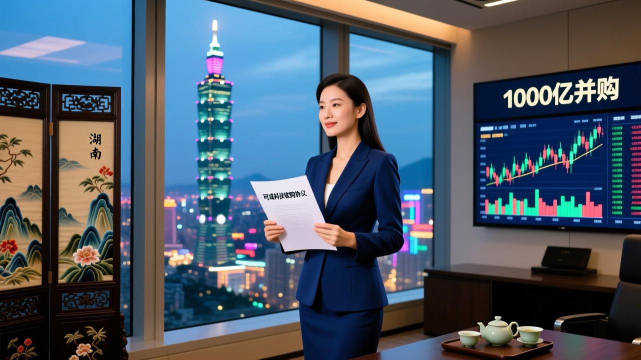 1000亿湖南女首富，买下台湾机壳老大