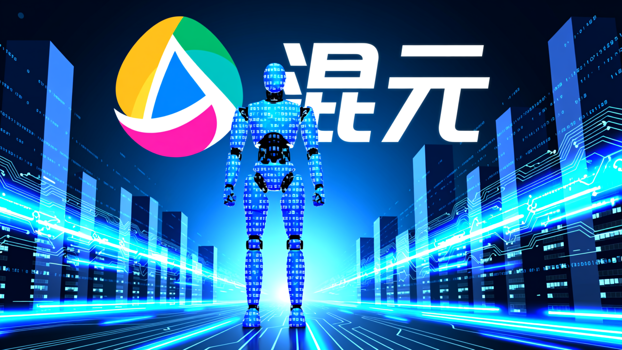 腾讯混元，站起来了