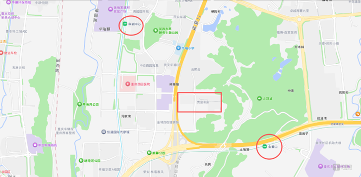 贯金和府区位图
