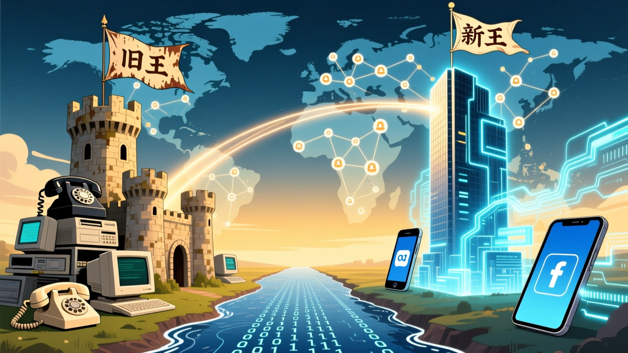 全球社交的旧王与新王
