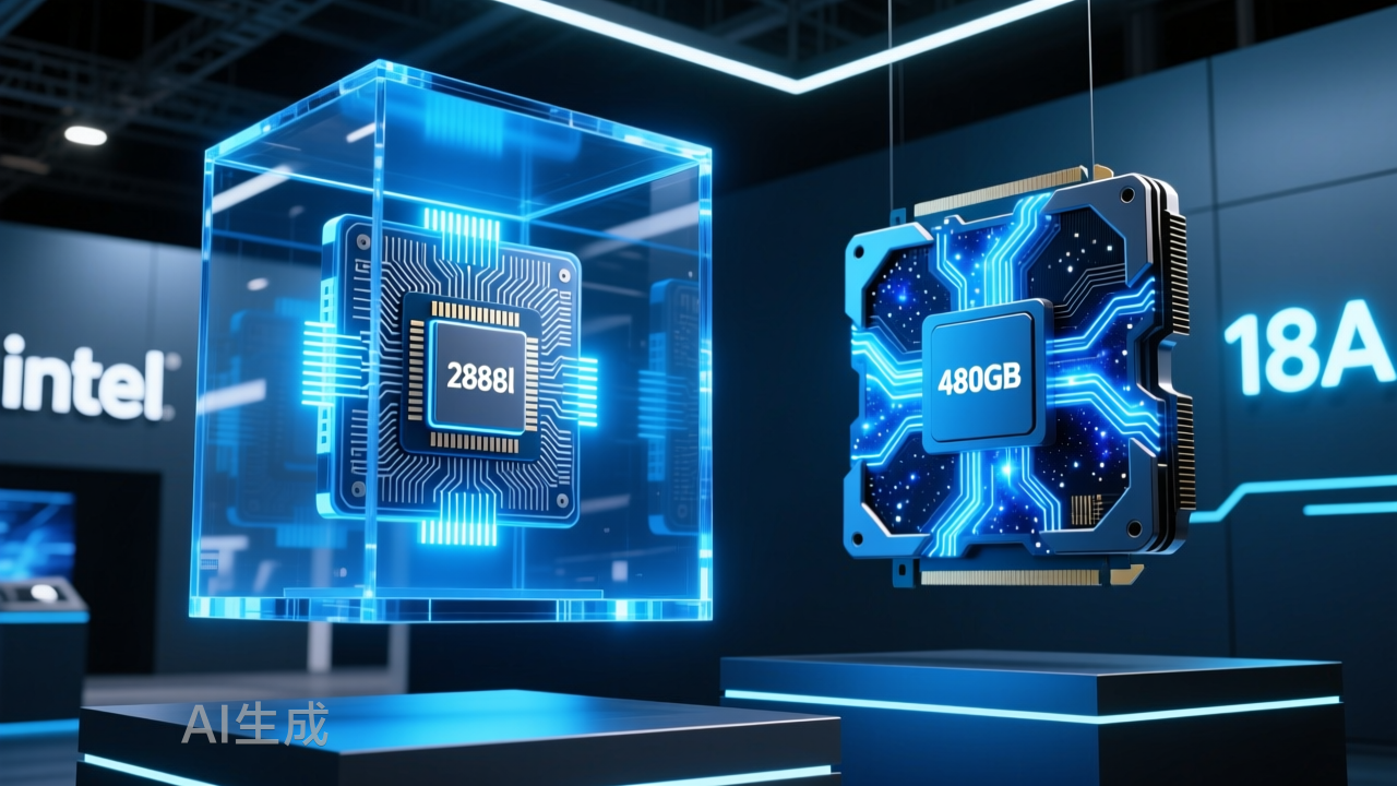COMPUTEX 2026：英特尔数据中心首次亮相288核CPU、480GB显存GPU，18A来了