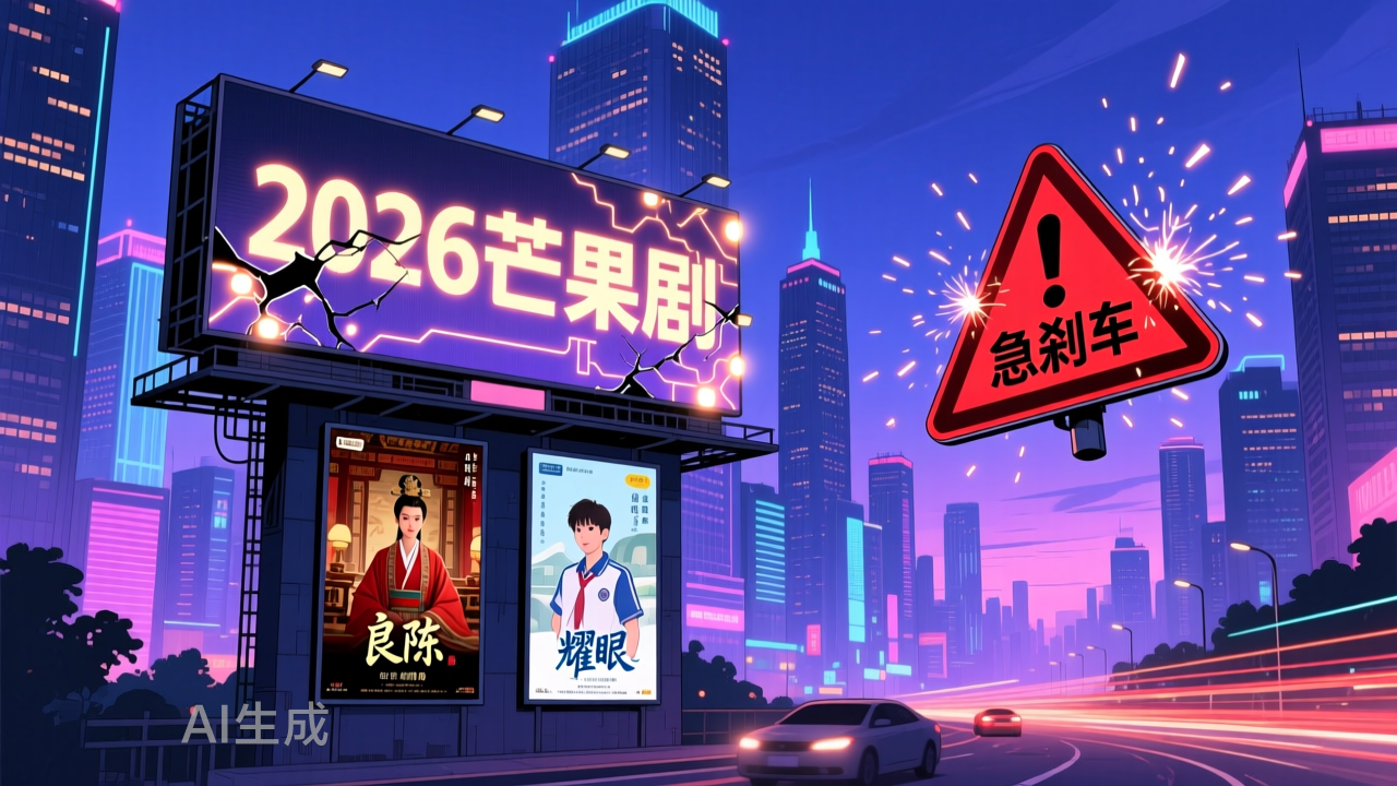 大剧“失约”、《良陈》《耀眼》撑场，2026芒果剧“急刹车”？