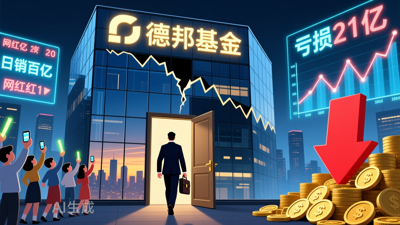 日销百亿的网红基亏损21亿，德邦基金权益“支柱”雷涛隐退