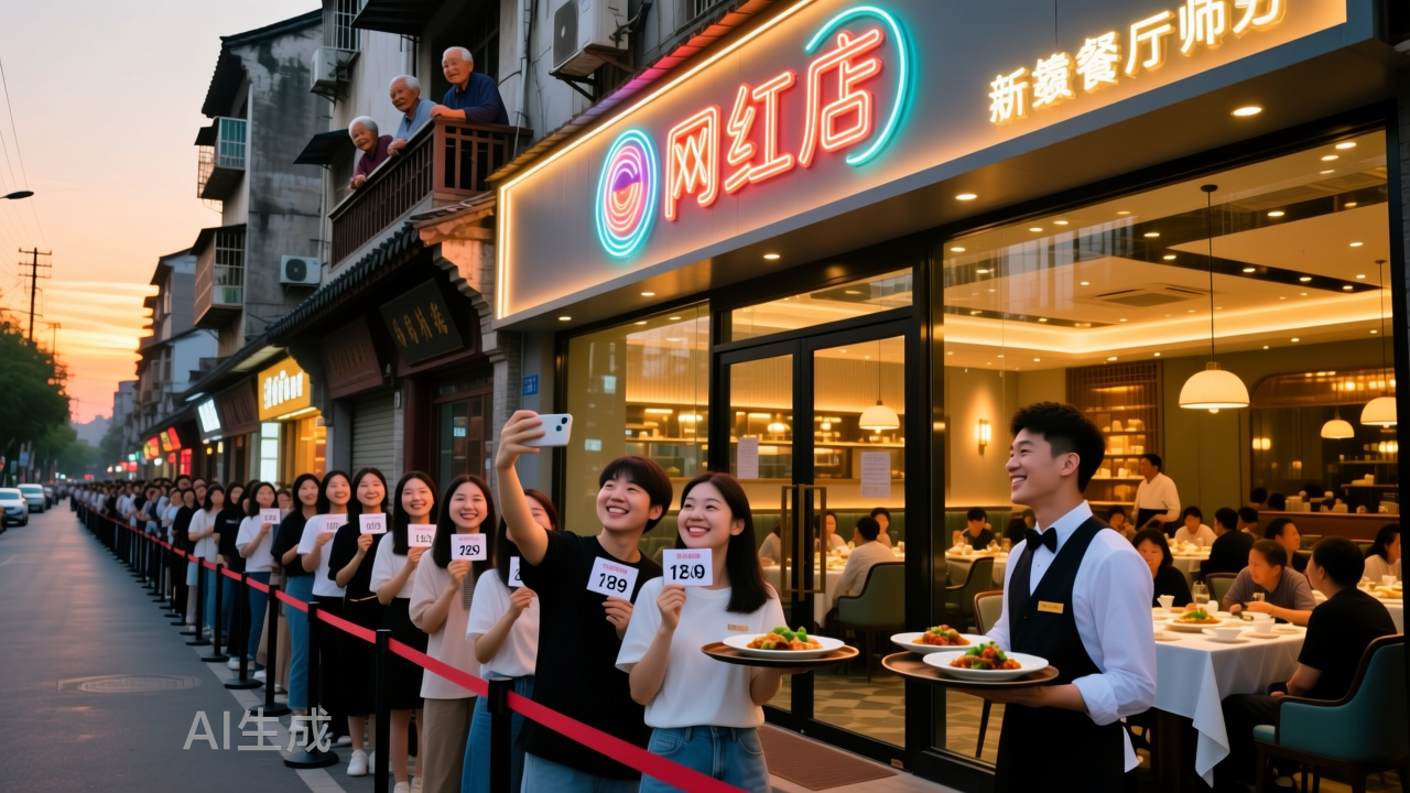 月入130万，排队两小时，下沉市场真能接住漂亮饭？