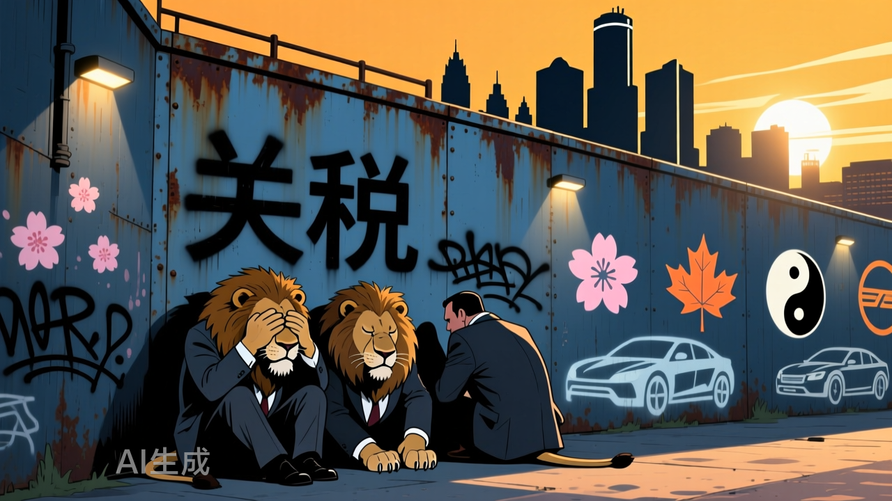 不再反抗，底特律三巨头躲进关税墙