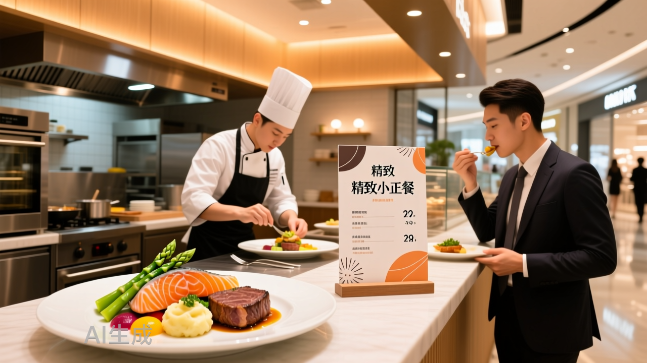 杀进商场做精致小正餐，“价格刺客”要翻红？