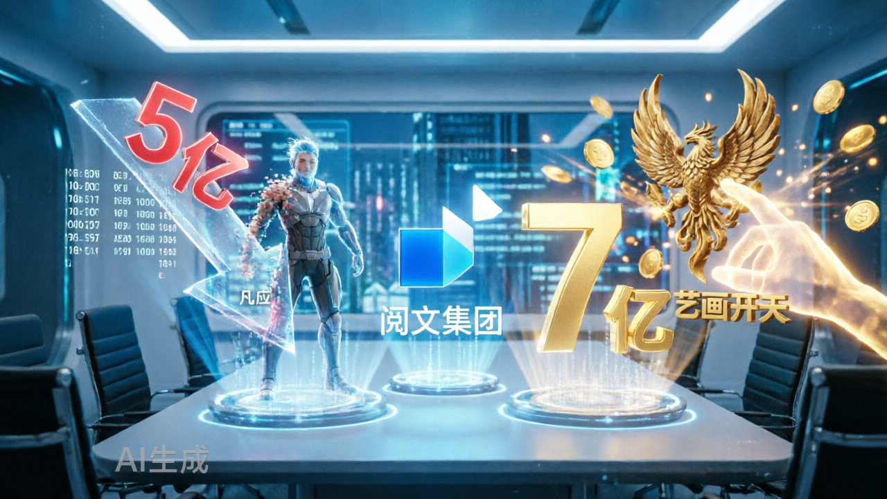 三年亏5亿、《凡应》难产，阅文为何还要花7亿买下艺画开天？