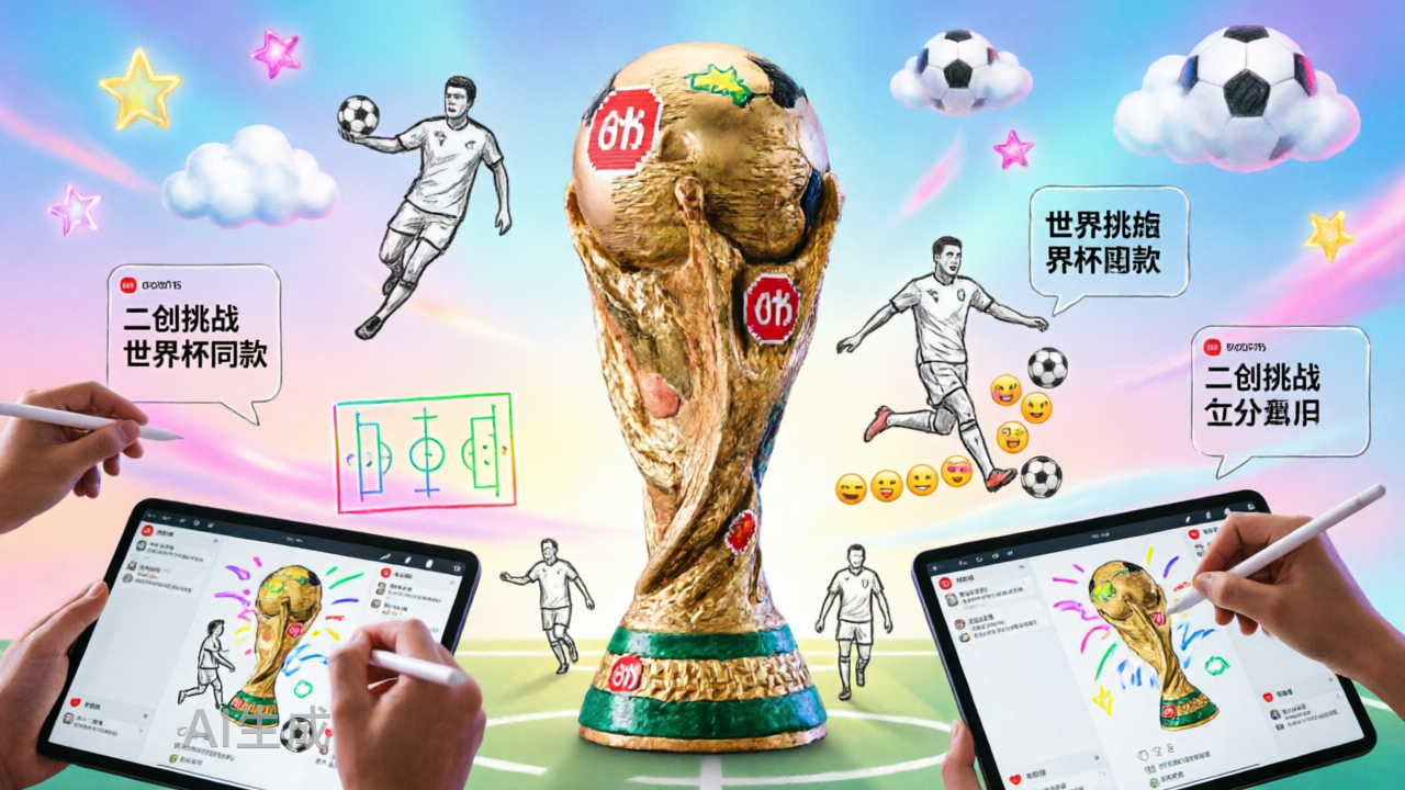 小红书能用二创榨干世界杯IP吗？