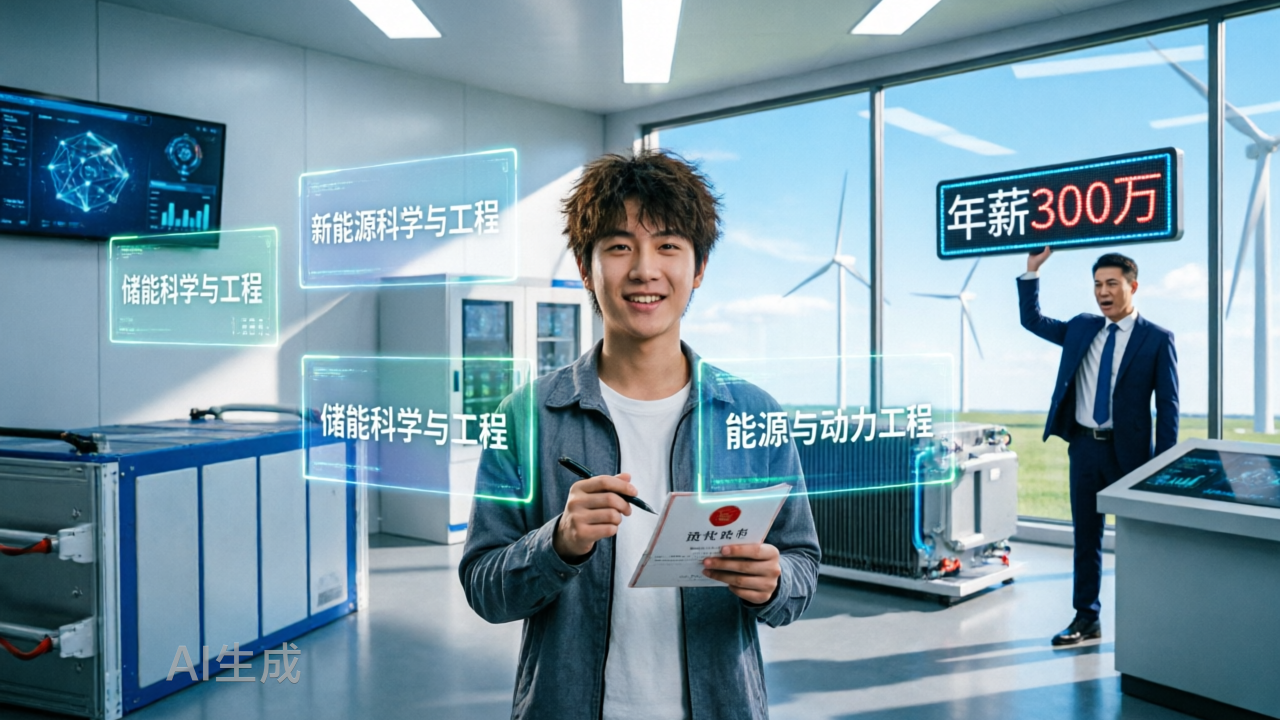 储能行业缺人缺到什么程度？年薪300万挖不到人，高考选这三大能源专业或许能赢