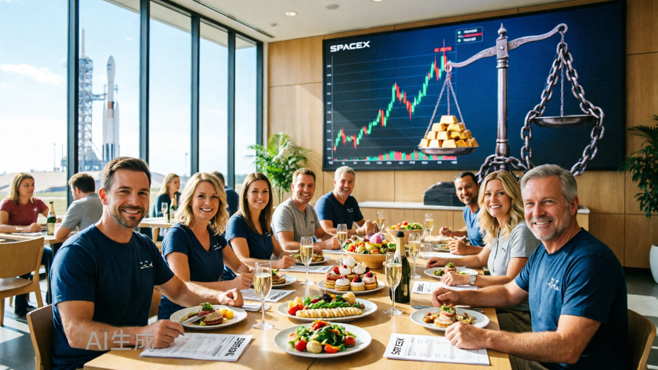 SpaceX食堂员工都财富自由了——但这笔账，比你以为的贵