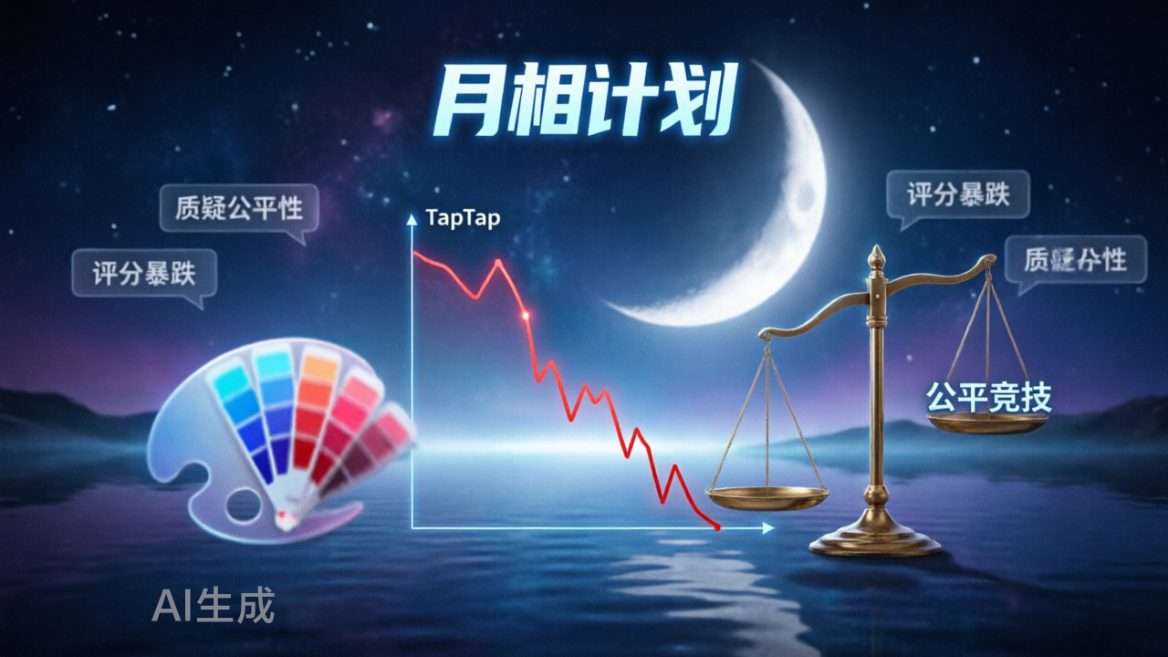 TapTap 评分暴跌，涂色反复横跳，公平竞技被质疑，复盘《月相计划》全争议