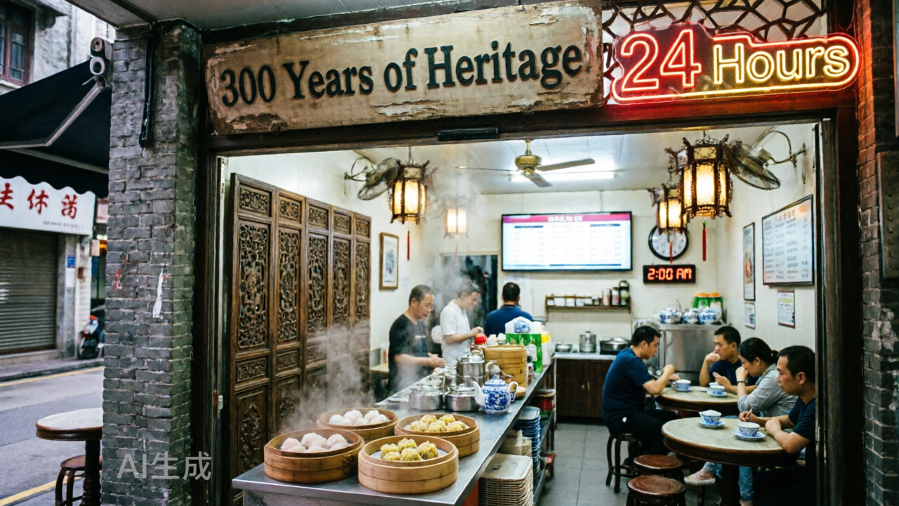300年老行当变天，早茶开始拼24小时了