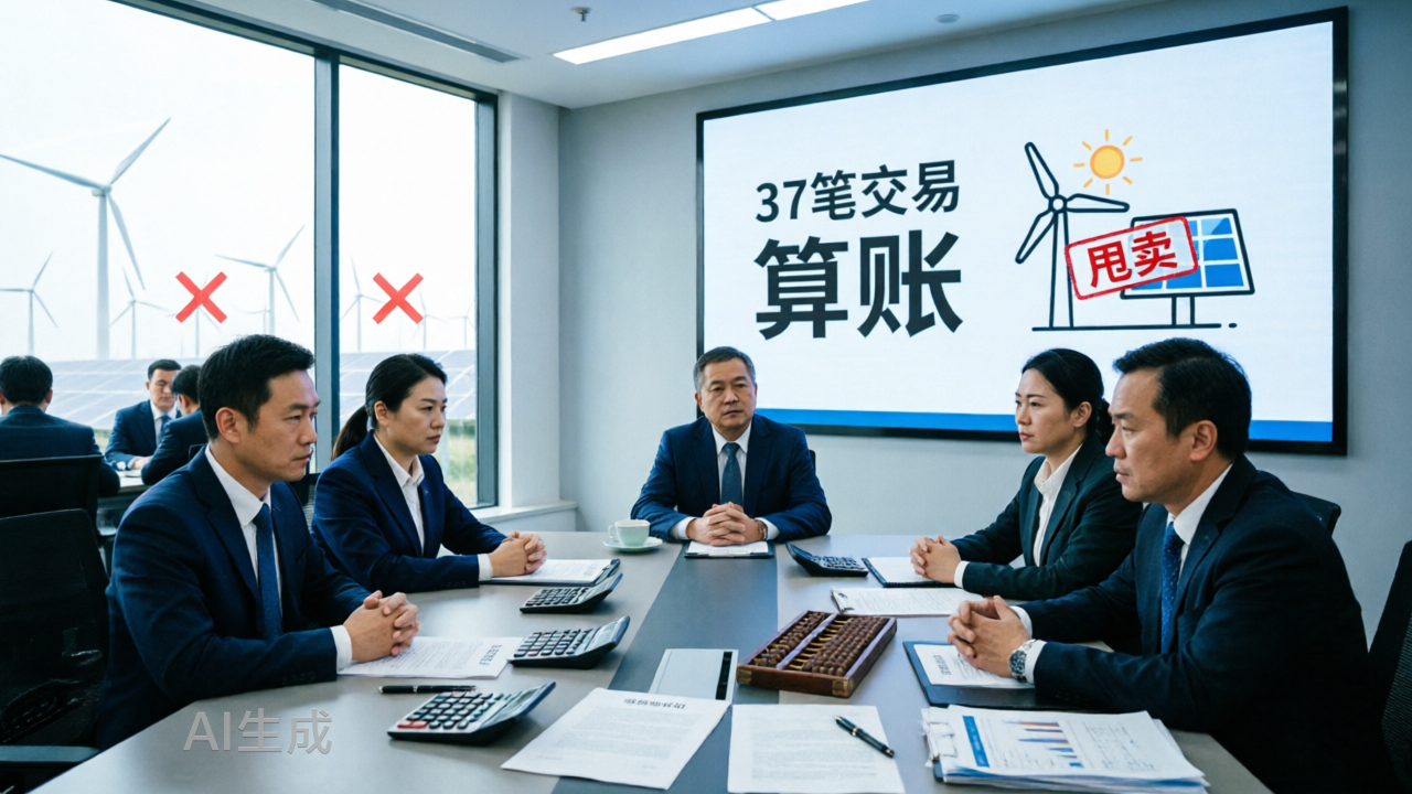 国网、三峡、中广核、中国电建等央国企集体出手甩卖新能源股权，37笔交易背后只有两个字：算账