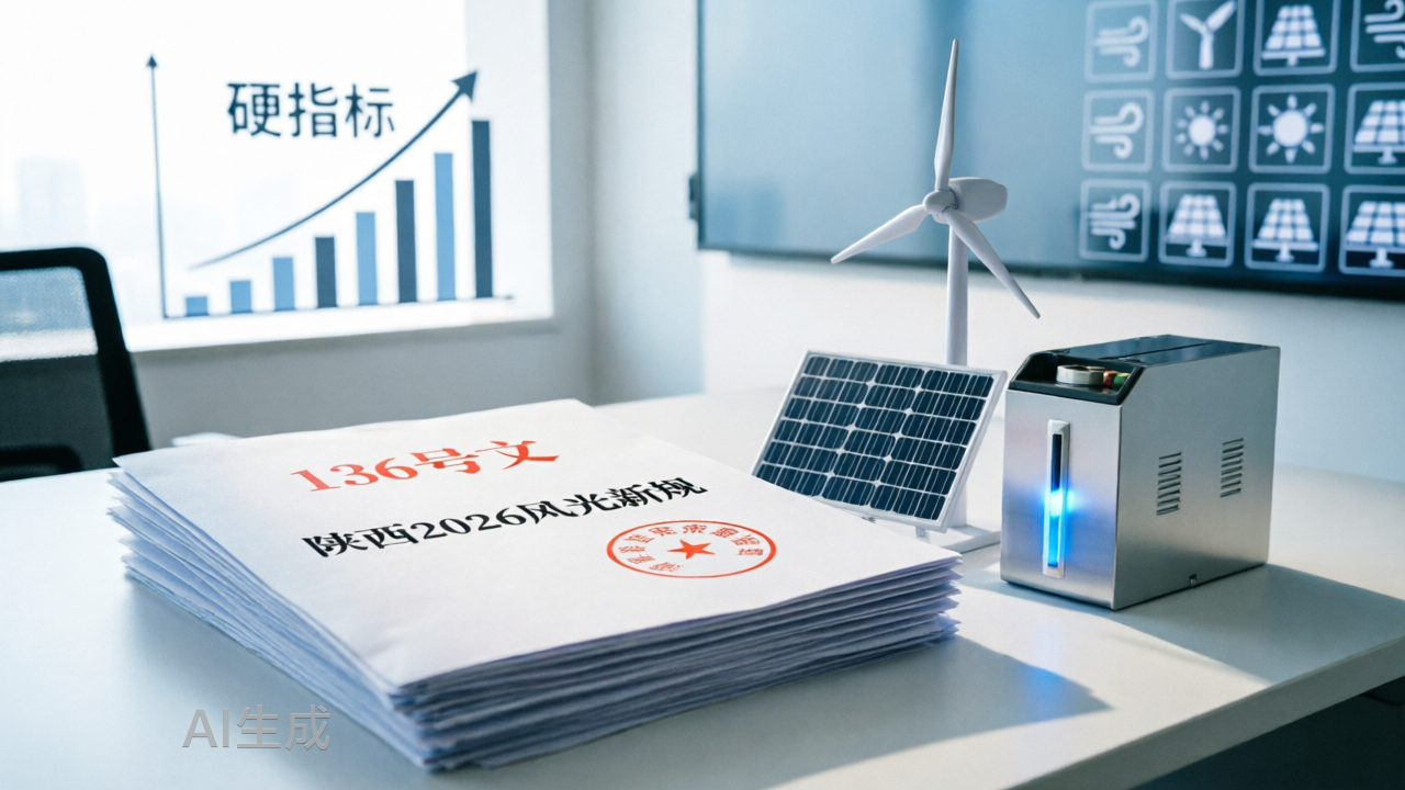 隐形的“强制配储”？136号文之后，陕西2026风光新规又让储能重回硬指标